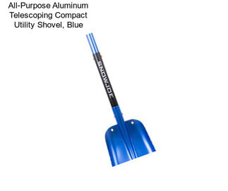 All-Purpose Aluminum Telescoping Compact Utility Shovel, Blue