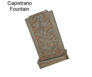 Capistrano Fountain