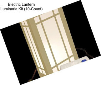 Electric Lantern Luminaria Kit (10-Count)