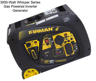 3000-Watt Whisper Series Gas Powered Inverter Generator