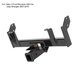 2 in. Class 3 Front Receiver Hitch for Jeep Wrangler 2007-2015