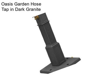 Oasis Garden Hose Tap in Dark Granite