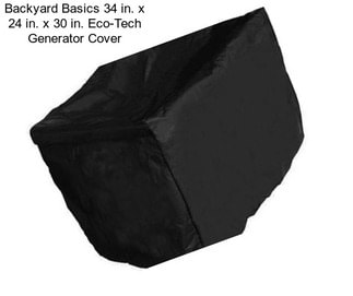 Backyard Basics 34 in. x 24 in. x 30 in. Eco-Tech Generator Cover