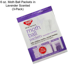 6 oz. Moth Ball Packets in Lavender Scented (3-Pack)