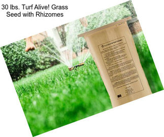 30 lbs. Turf Alive! Grass Seed with Rhizomes