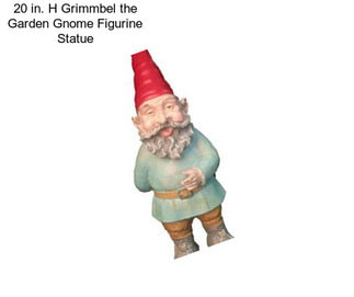 20 in. H Grimmbel the Garden Gnome Figurine Statue