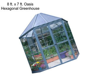 8 ft. x 7 ft. Oasis Hexagonal Greenhouse