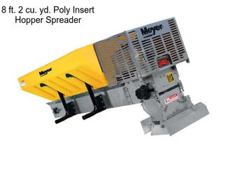 8 ft. 2 cu. yd. Poly Insert Hopper Spreader