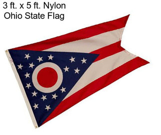 3 ft. x 5 ft. Nylon Ohio State Flag