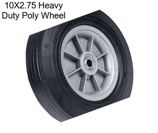 10X2.75 Heavy Duty Poly Wheel