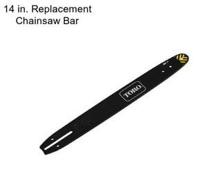 14 in. Replacement Chainsaw Bar