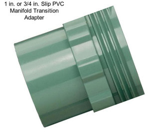 1 in. or 3/4 in. Slip PVC Manifold Transition Adapter