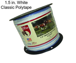 1.5 in. White Classic Polytape