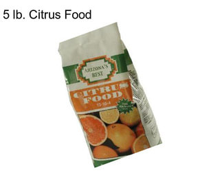 5 lb. Citrus Food