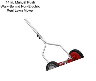 14 in. Manual Push Walk-Behind Non-Electric Reel Lawn Mower