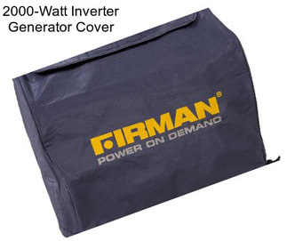 2000-Watt Inverter Generator Cover