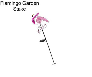 Flamingo Garden Stake