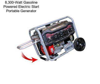 8,300-Watt Gasoline Powered Electric Start Portable Generator