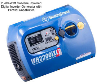 2,200-Watt Gasoline Powered Digital Inverter Generator with Parallel Capabilities