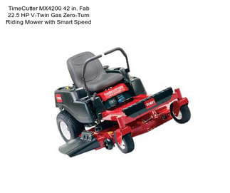 TimeCutter MX4200 42 in. Fab 22.5 HP V-Twin Gas Zero-Turn Riding Mower with Smart Speed