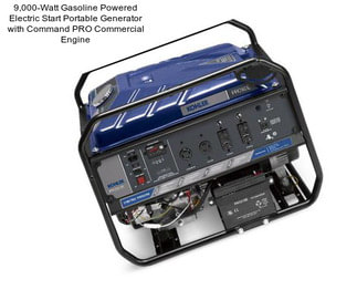9,000-Watt Gasoline Powered Electric Start Portable Generator with Command PRO Commercial Engine