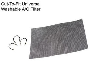 Cut-To-Fit Universal Washable A/C Filter