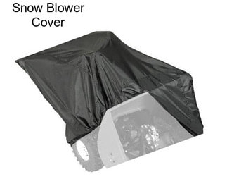 Snow Blower Cover