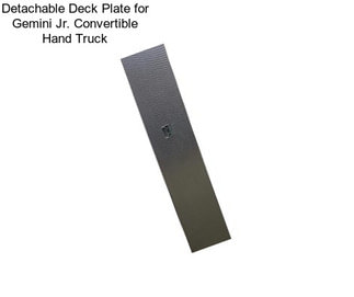 Detachable Deck Plate for Gemini Jr. Convertible Hand Truck