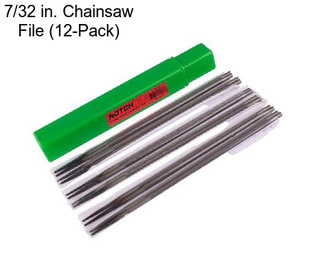 7/32 in. Chainsaw File (12-Pack)