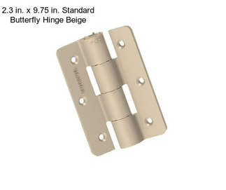 2.3 in. x 9.75 in. Standard Butterfly Hinge Beige