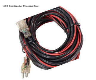 100 ft. Cold Weather Extension Cord