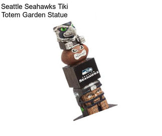 Seattle Seahawks Tiki Totem Garden Statue