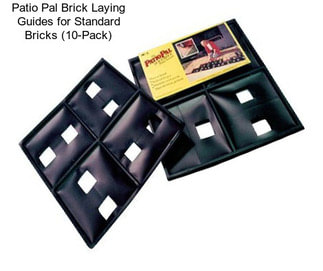 Patio Pal Brick Laying Guides for Standard Bricks (10-Pack)