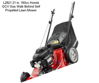 L2821 21 in. 160cc Honda GCV Gas Walk Behind Self Propelled Lawn Mower