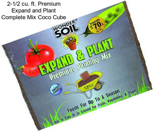 2-1/2 cu. ft. Premium Expand and Plant Complete Mix Coco Cube