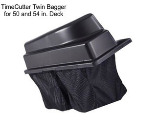 TimeCutter Twin Bagger for 50 and 54 in. Deck