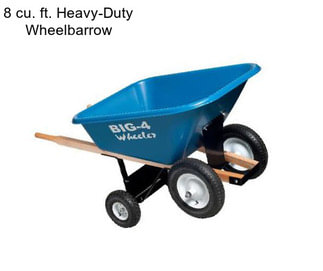 8 cu. ft. Heavy-Duty Wheelbarrow