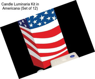 Candle Luminaria Kit in Americana (Set of 12)