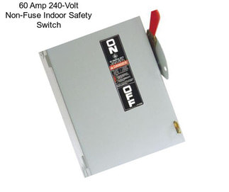 60 Amp 240-Volt Non-Fuse Indoor Safety Switch