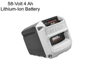 58-Volt 4 Ah Lithium-Ion Battery