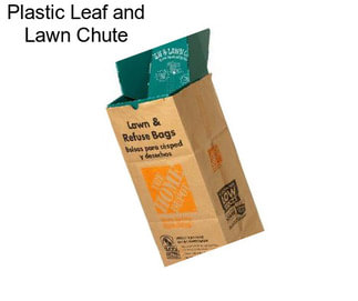 Plastic Leaf and Lawn Chute