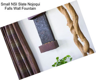 Small NSI Slate Nojoqui Falls Wall Fountain