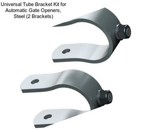 Universal Tube Bracket Kit for Automatic Gate Openers, Steel (2 Brackets)