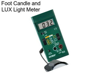 Foot Candle and LUX Light Meter