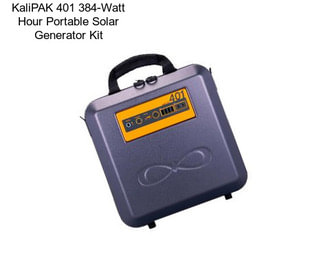 KaliPAK 401 384-Watt Hour Portable Solar Generator Kit
