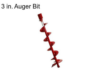 3 in. Auger Bit