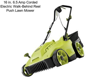 16 in. 6.5 Amp Corded Electric Walk-Behind Reel Push Lawn Mower