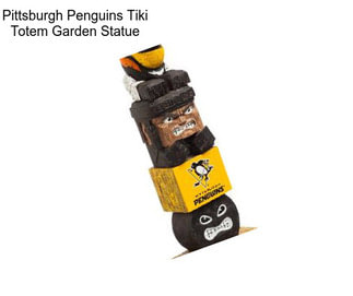 Pittsburgh Penguins Tiki Totem Garden Statue