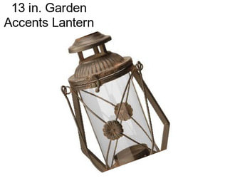 13 in. Garden Accents Lantern