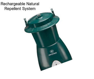 Rechargeable Natural Repellent System